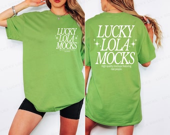 Gildan 5000 Kiwi Front and Back Mockup, Gildan 5000 Mockup, Shirt Back Mock Up, Back Shirt Mockup, Front Back Mockup Tshirt, Front and Back
