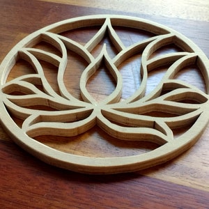 Pot coaster Lotus