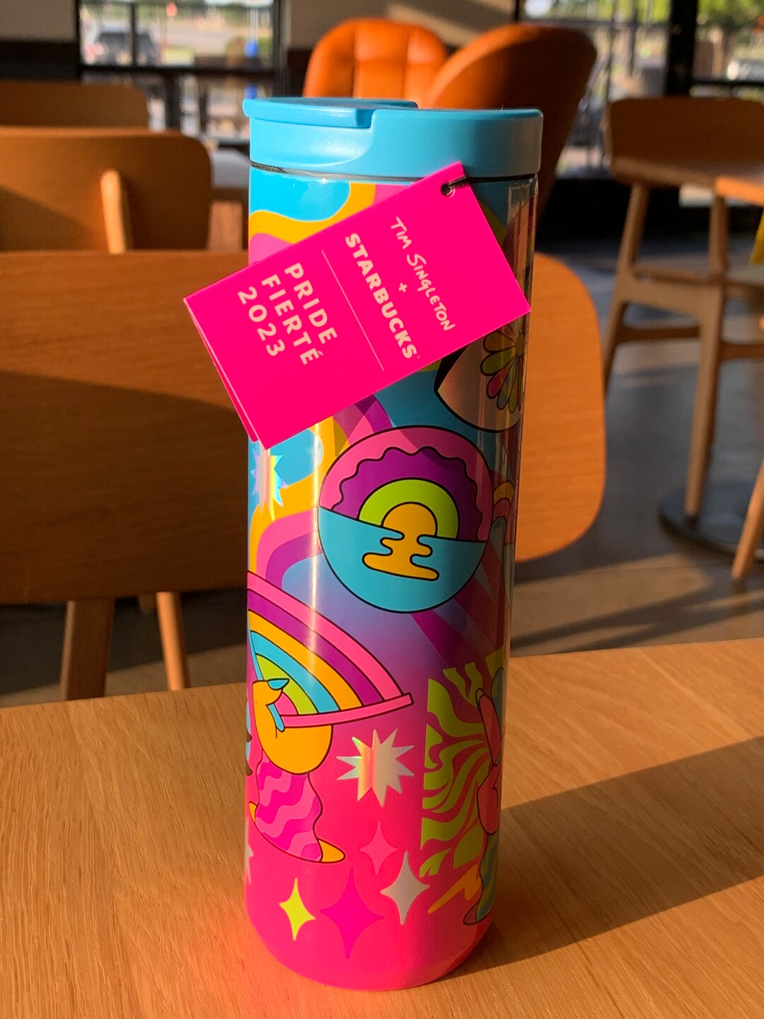 Starbucks Tim Singleton Pride Hot Cup Tumbler Stainless Steel Etsy