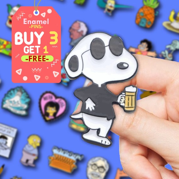 Myhouse Retro Cartoon Stethoscope Alloy Brooch Pin Badge Shirt Jackets Coats Tie Hats Caps Backpacks Accessorie Gold Color