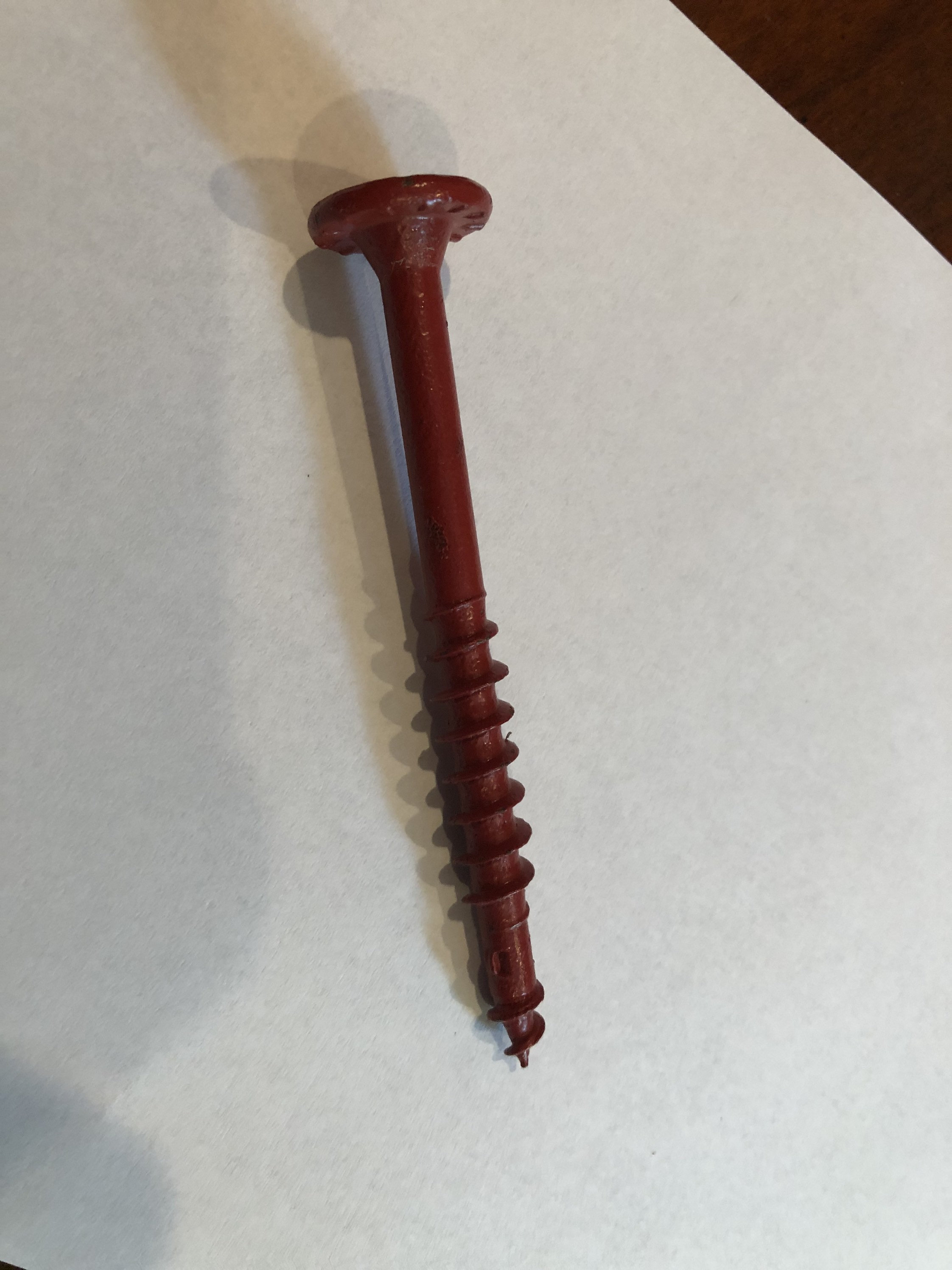 Flat lock structural wood screw for climbing holds. Etsy