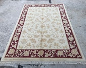 VINTAGE RUG Turkish Rug 5.4x8.0 feet Turkish Area Rug Large Vintage Rug Oushak Rug Vintage Turkish Rug Large Rug İM1027