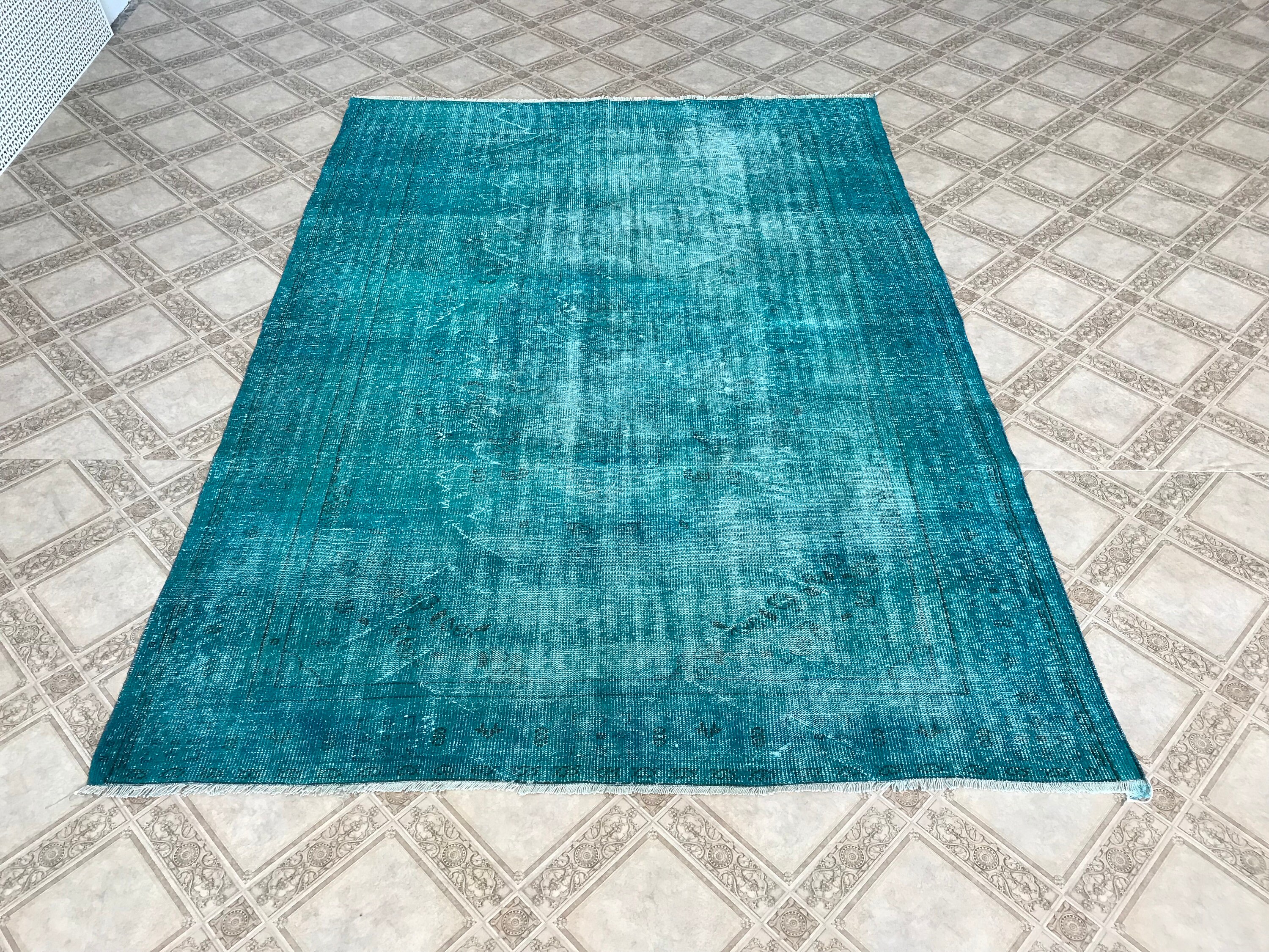 Large Vintage Rug, Turkish Carpet, Vintage Rug, Living Room Rug