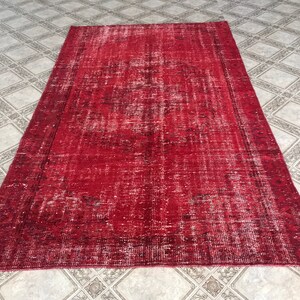 Vintage Turkish Area Rug - 5.4x9.0 - Turkish Rug - Handmade Rug - Aztec Rug - Nomadic Rug - Pastel Turkish Rug - Oriental Rug - Wool G200