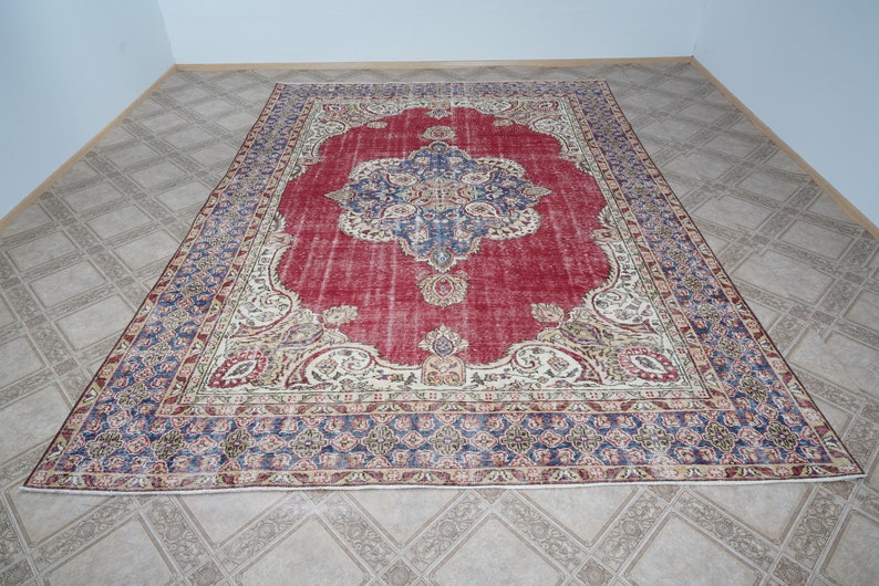 Large Vintage Rug Extra Large Area Rug Antique Rug Turkish Etsy