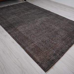 Dywan 6x10, dywan Oushak, dywan vintage, dywan turecki, duży dywan turecki, dywan wełniany, dywan vintage Oushak, dywan organiczny, dywan antyczny, dywan neutralny, 846