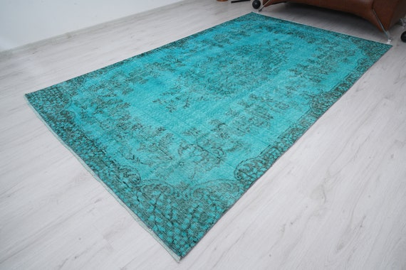 6x10 Oushak Rug, Antique Rug 6x10, Turkish Rug, Vintage Rug