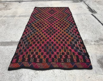 Vintage Kilim Rug, Kilim, Kilim Rug, Turkish Rug, 5.0 x 10.3 ft Nomadic Rug, Tribal Rug, Turkish Carpet, Home Decor, Home Living, Rugs YK135