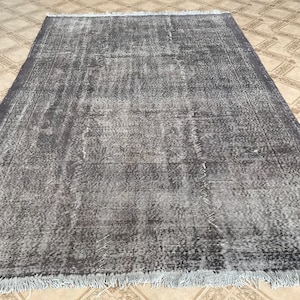 turkish rug , oversize rug , oushak rug , vintage rug Free Shipping 7.0 x 10.3 ft oversize rug , large rug , livingroom rug , wool rug G350