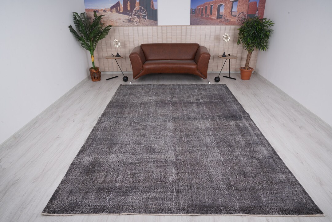 Oversize Rug 7x10 Rug, Oversize Rug, Large Vintage Rug, Oushak Rug, Vintage Rug ...