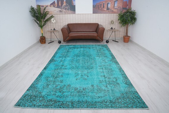 6x10 Oushak Rug, Antique Rug 6x10, Turkish Rug, Vintage Rug