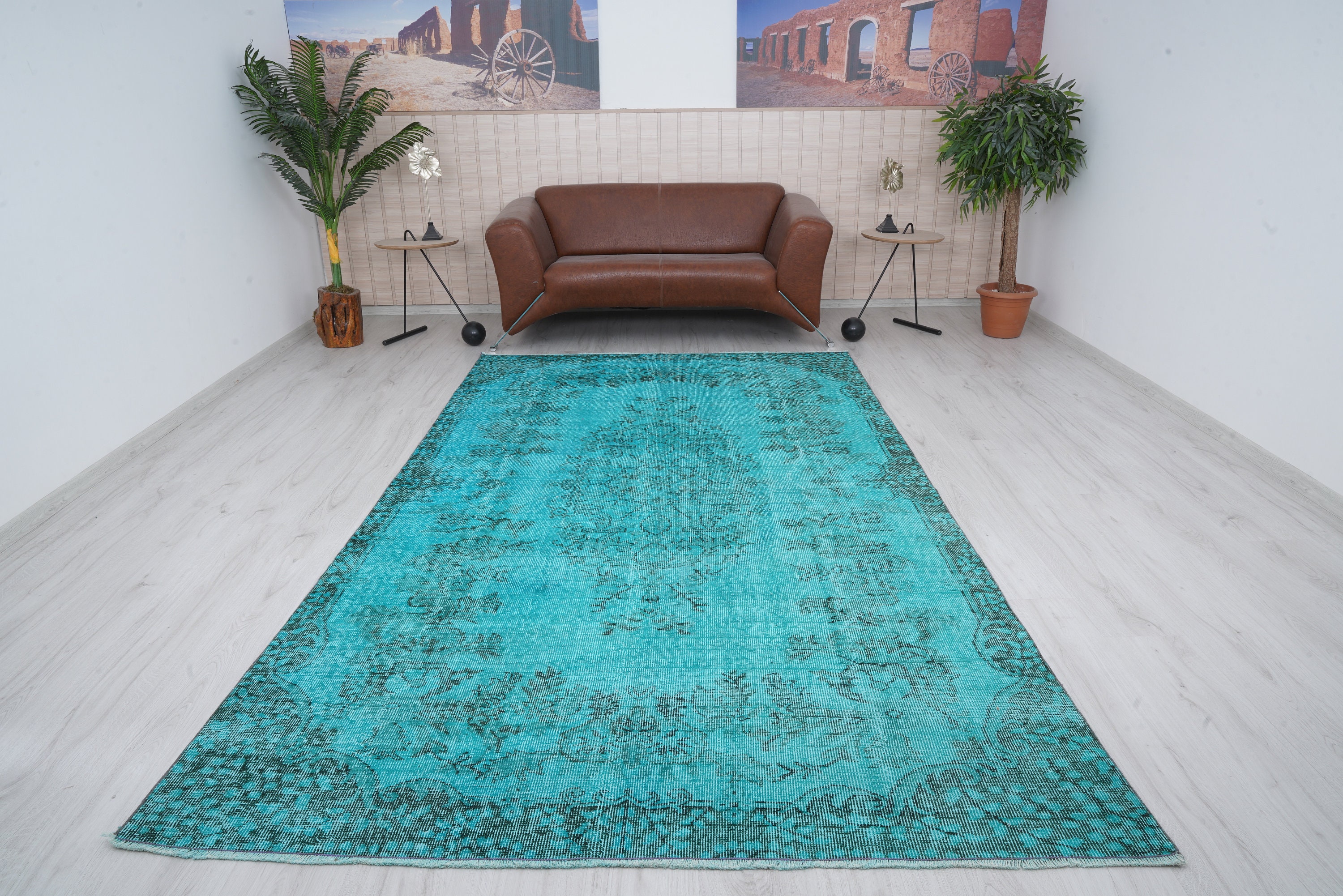 6x10 Oushak Rug, Antique Rug 6x10, Turkish Rug, Vintage Rug