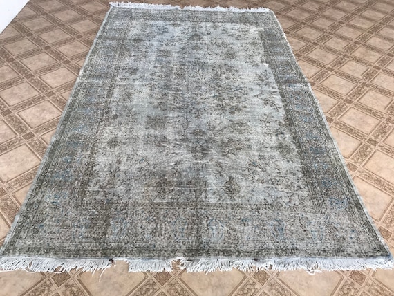 Large rug, Handmade rug, Vintage rug, Turkish rug, Bohemian rug, Wool rug, Anatolian rug, Tribal rug, Large Area rug, 6.5x10.3 Ft, HF0187