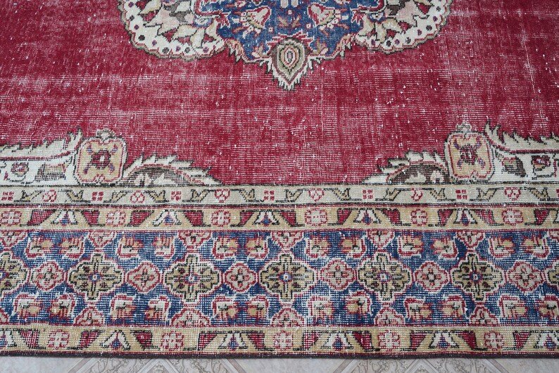 Large Vintage Rug Extra Large Area Rug Antique Rug Turkish Etsy