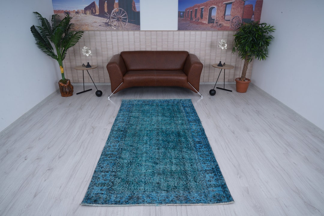 4x7 Rug, Vintage Rug 4x7, Turkish Rug, Oushak Rug, Natural Rug, Organic ...