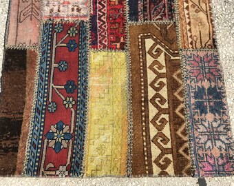 ランナー ヴィンテージ ラグ、廊下用ラグ ランナー、3.2 x 9.6