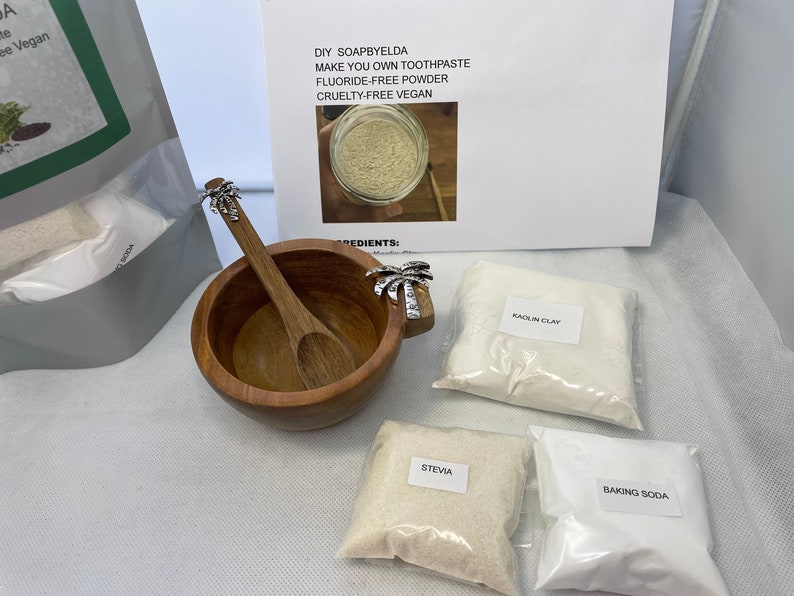 DIY Toothpaste Fluoridefree Making Two Different Kinds Etsy