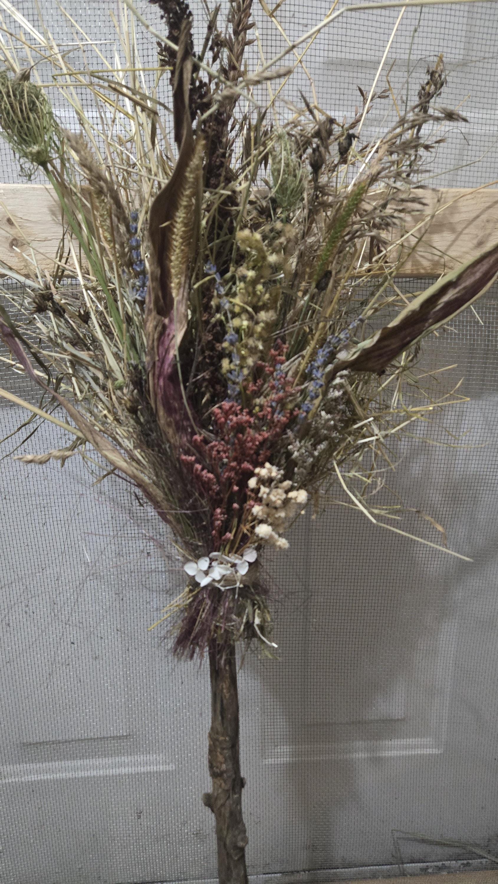 Witch Broom Large 36", #handmade #decor #witchy #fall Decor, Dried ...