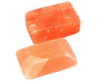 Himalayan Pink Salt Natural Deodorant Bath Salt Soap Stone, Massage Therapy, Soothing & Relaxing Anti Bacterial, Pick Your Style