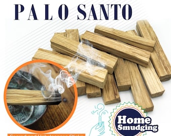 Palo Santo Wood Smudge Bundles Incense Sticks, Cleanse Your Home and Aura, 4 inches