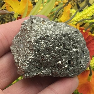 Raw Pyrite Crystal Rocks | Fools Gold | Pyrite Specimen | Healing Crystal Chunks | Pyrite Rough Stone | Mental Stability, Strength & Stamina