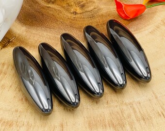 Magnet Hematite Elliptical Zingers, Hematite Olives Zinger, Highly