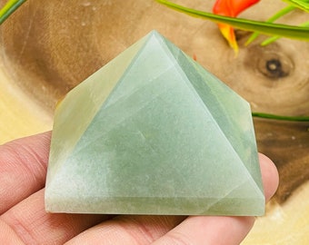 Green Aventurine Pyramid | Green Aventurine Pointer | Stone of Intelligence, Perception and Creativity | Chakra |  Angelic Realm Connection