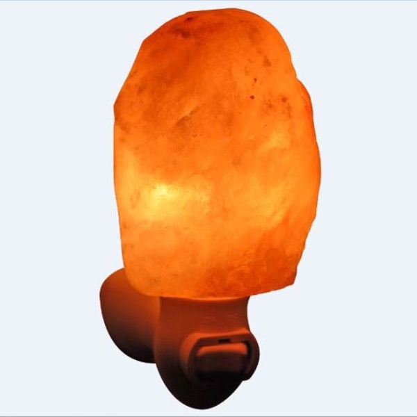 Himalayan Pink Salt Night Light | Wall Lamp | Air Purifying Night light | Plug In Night Light | On & Off Switch | Better Sleep