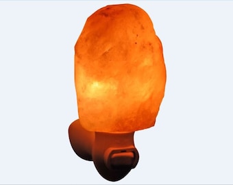 Himalayan Pink Salt Night Light | Wall Lamp | Air Purifying Night light | Plug In Night Light | On & Off Switch | Better Sleep