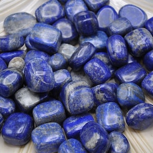 Lapis Tumbled Stones, Polished Lapis Lazuli Stone, Third Eye Chakra image 2