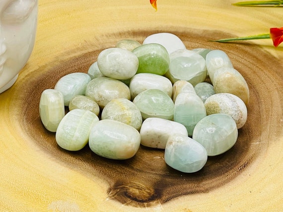 Caribbean Calcite Tumbled Stone, Polished Healing Crystals & Gemstones, Whole Sale Bulk Lot