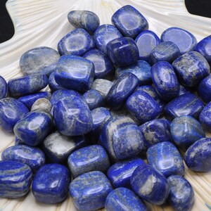 Lapis Tumbled Stones, Polished Lapis Lazuli Stone, Third Eye Chakra image 4