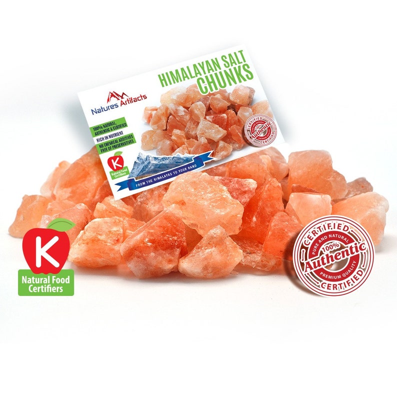 Himalayan Pink Salt Chunks Sea Salt Rock Salt Food Grade Etsy