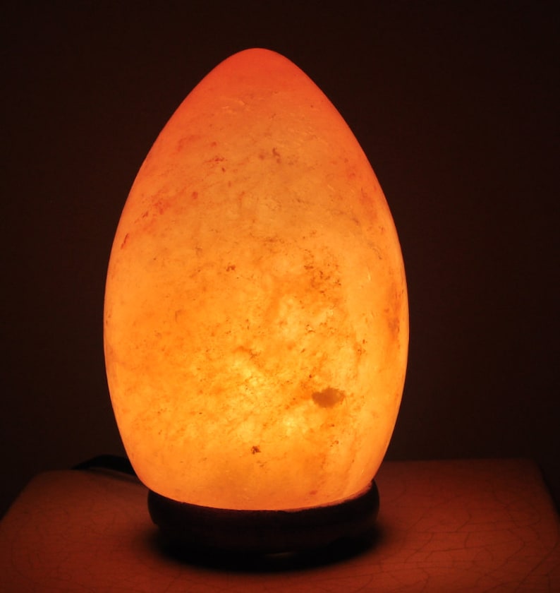 Natural Himalayan Pink Salt Lamp with Electric Cordand Bulb, Night Light Lamp image 4