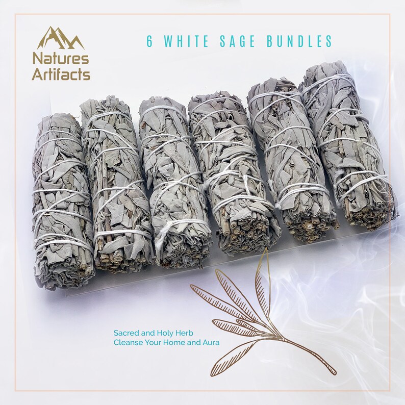 White Sage Smudge Stick White Sage Sacred Salvia Home Etsy