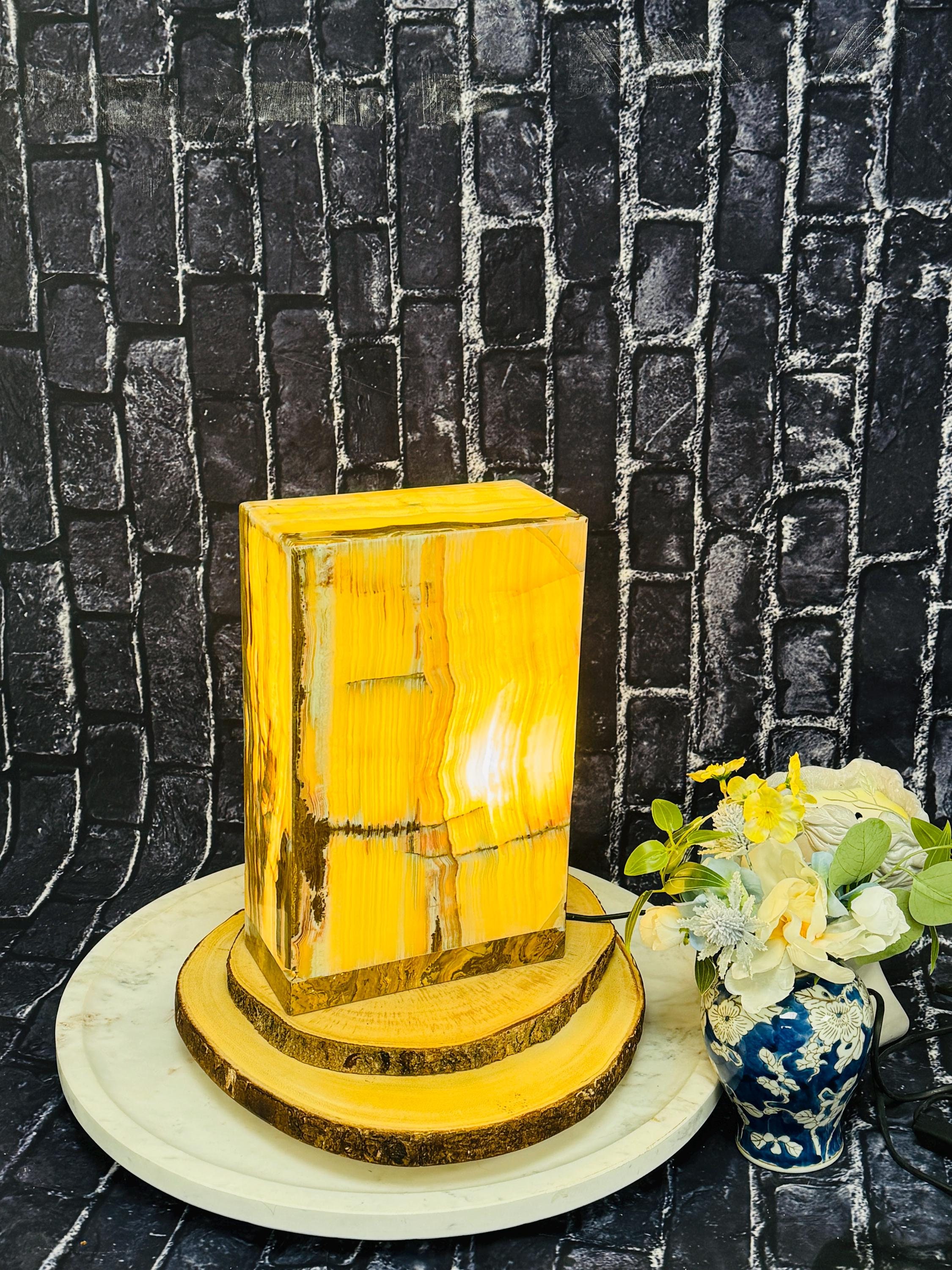 Mexican Onyx Lamp - Etsy