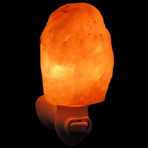 Himalayan Pink Salt Night Light, Wall Lamp, On & Off Switch, Better Sleep