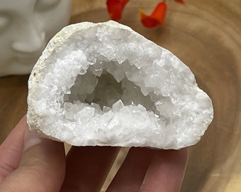 Crystal Quartz Geode | Clear Quartz Geode l Rock Geode | Cluster Geode | Quartz In Rock Formation | Rock Crystal