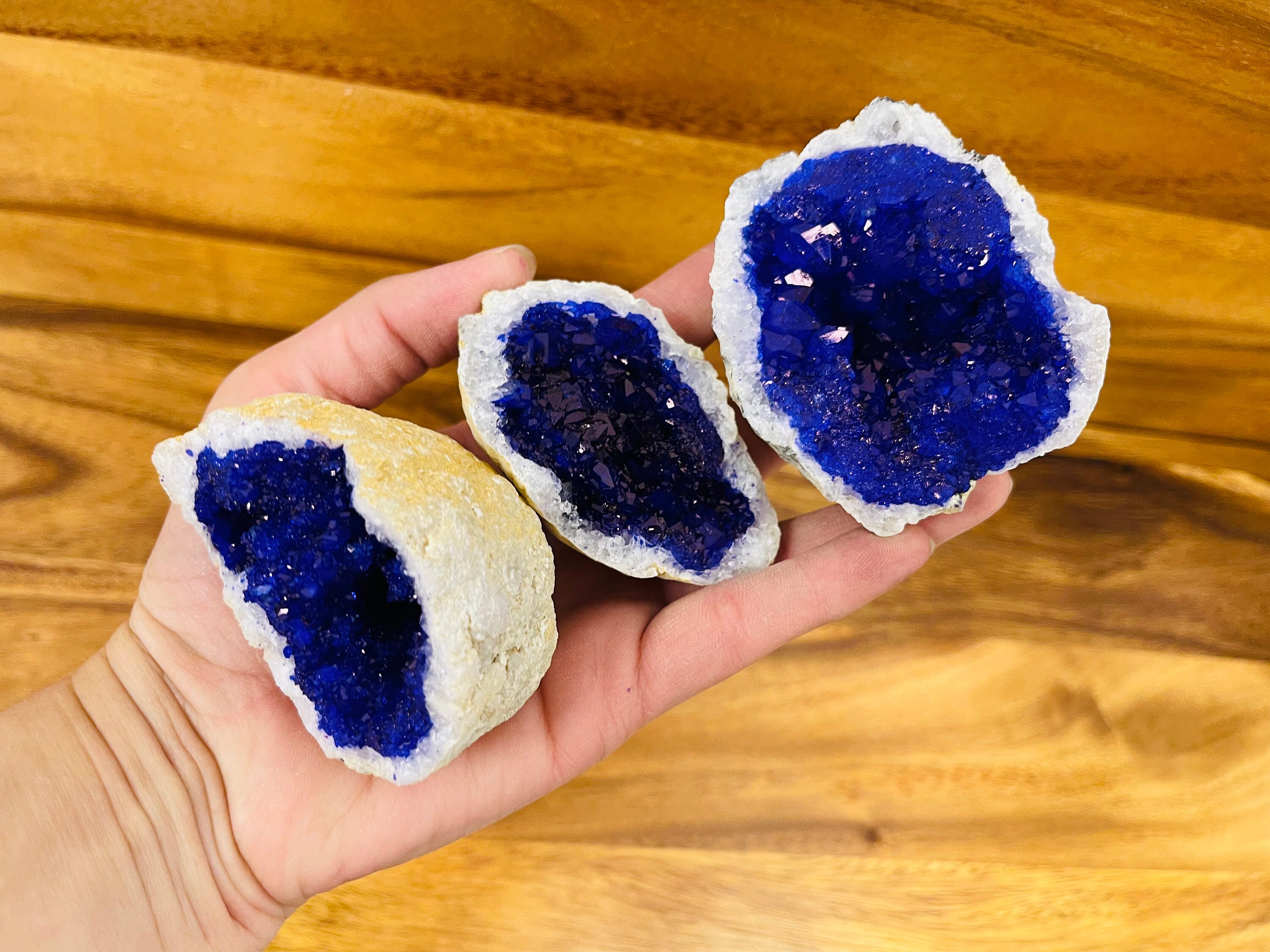 Dyed Crystal Quartz Geode, Purple Rock Cluster Geode, Pick Your Size - Etsy