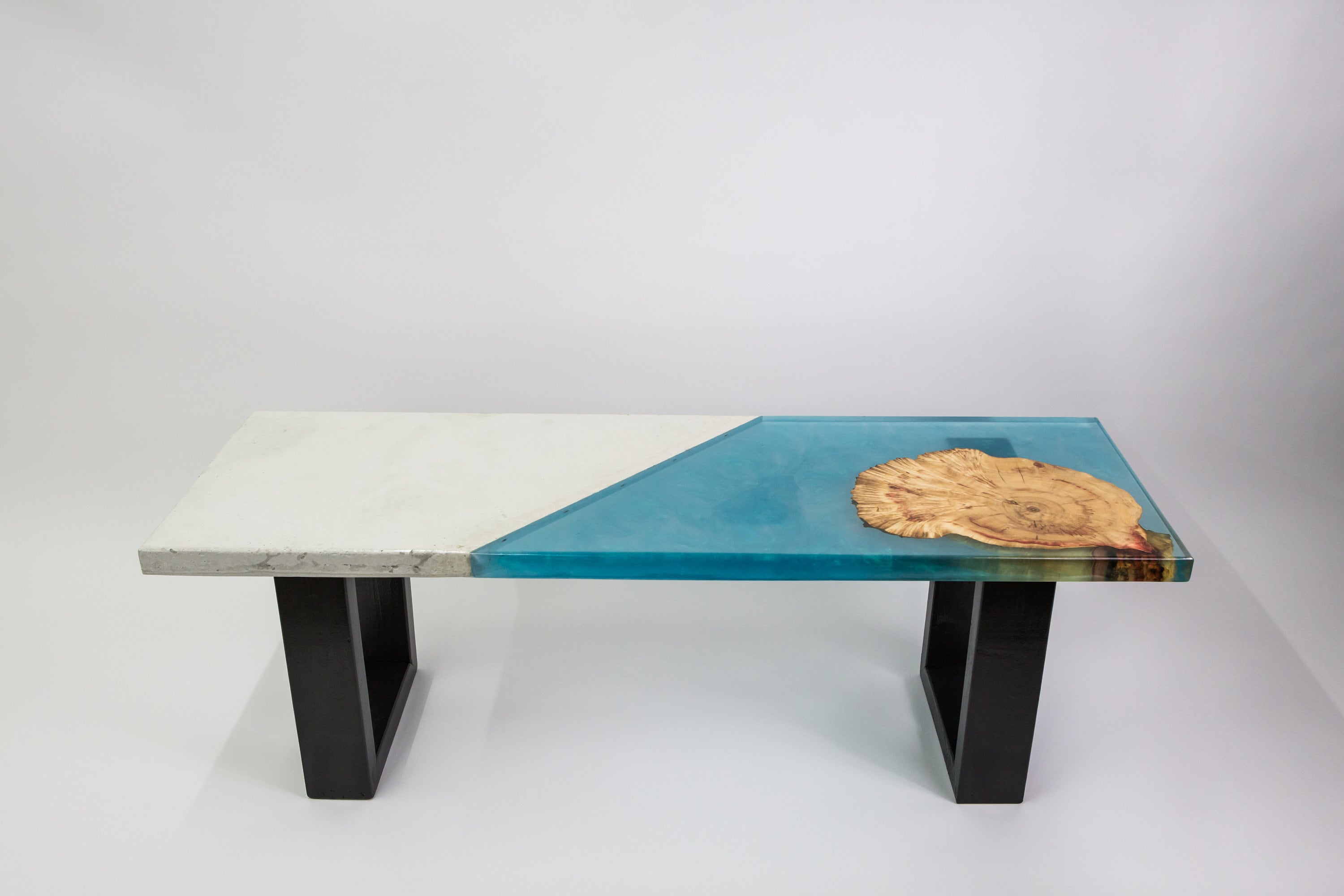 Concrete cheap epoxy table