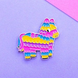 Pin de esmalte de piñata - pin de solapa mexicano - insignia de pin Latinx - regalo chicanx