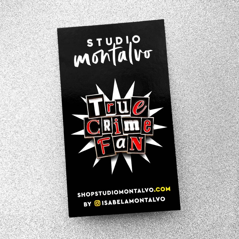 True Crime Enamel Pin Murderino lapel pin MFM pin badge image 3