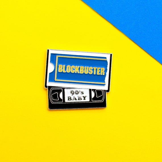 Nostalgic 90s Baby Enamel Pin | Etsy