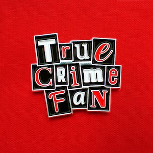 True Crime Enamel Pin Murderino lapel pin MFM pin badge image 1