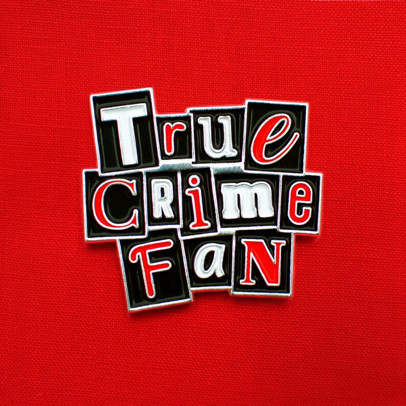 True Crime Enamel Pin Murderino lapel pin MFM pin badge image 1