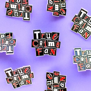 True Crime Enamel Pin Murderino lapel pin MFM pin badge image 4