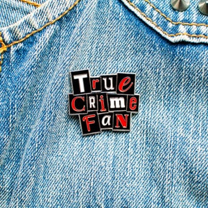 True Crime Enamel Pin Murderino lapel pin MFM pin badge image 2