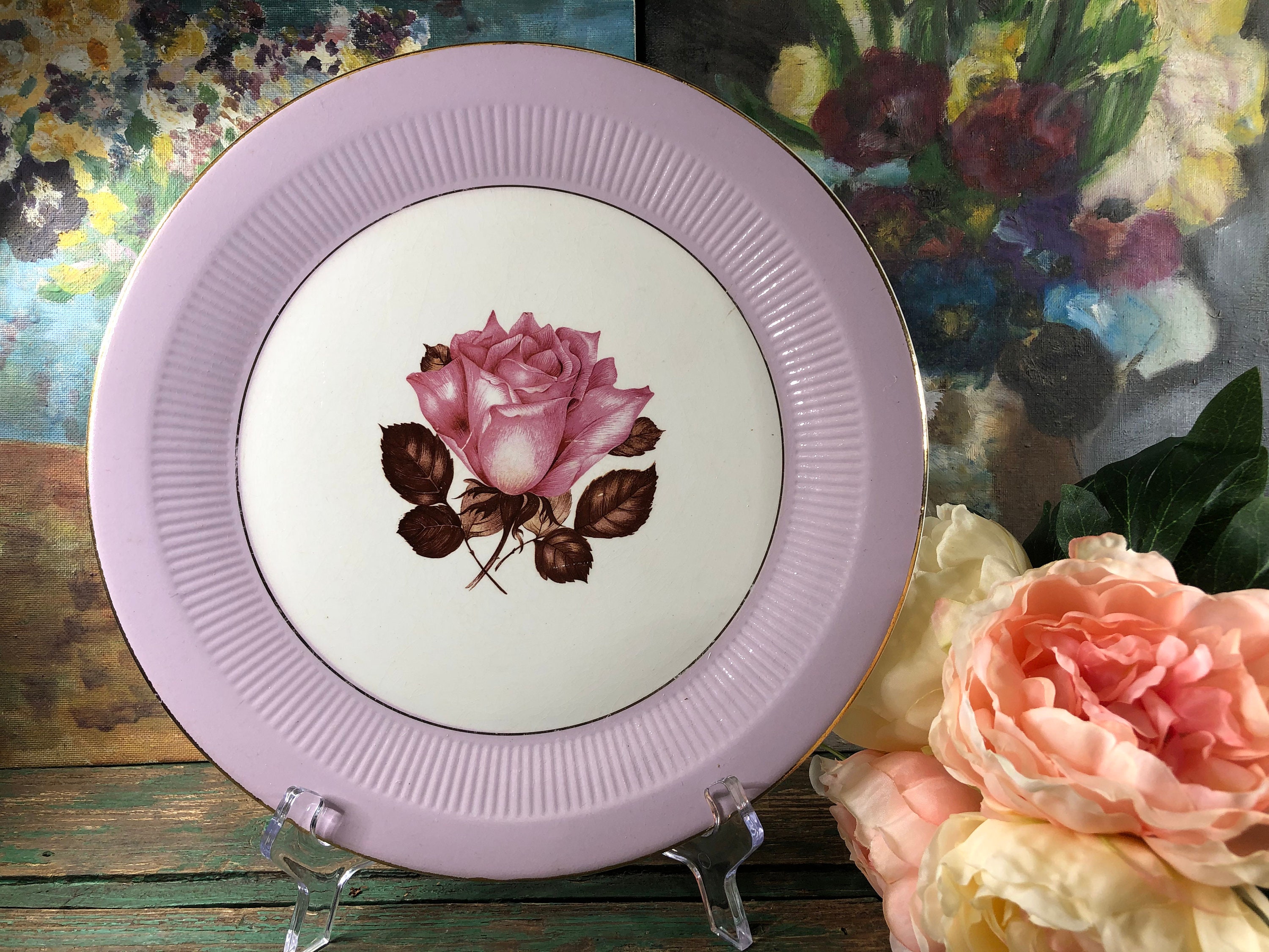 1 Grand Plat Rose Moulin Des Loups Orchies Modele Caprice