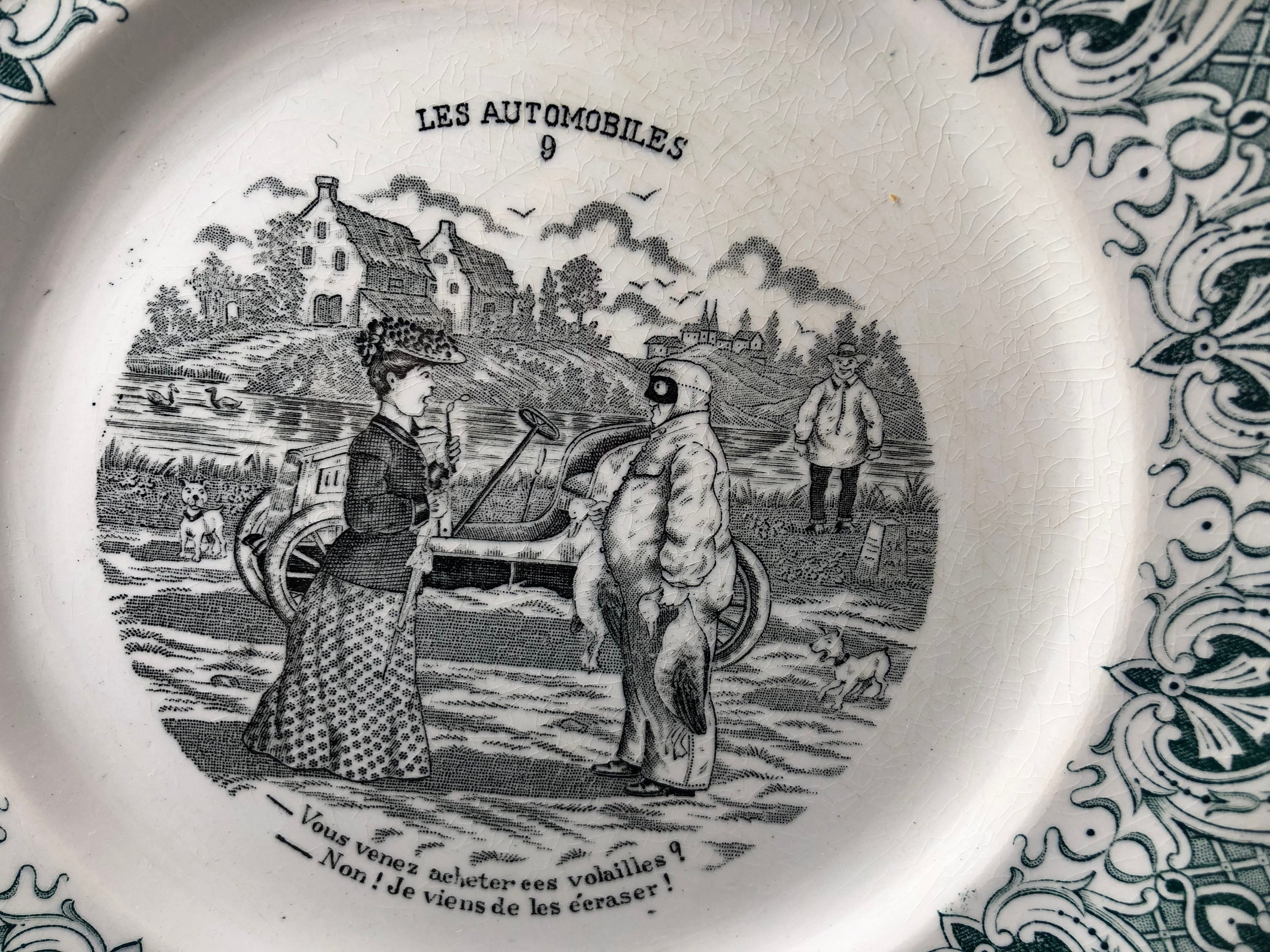 Saint Amand 平皿 LES AUTOMOBILES No.9 【公式通販】