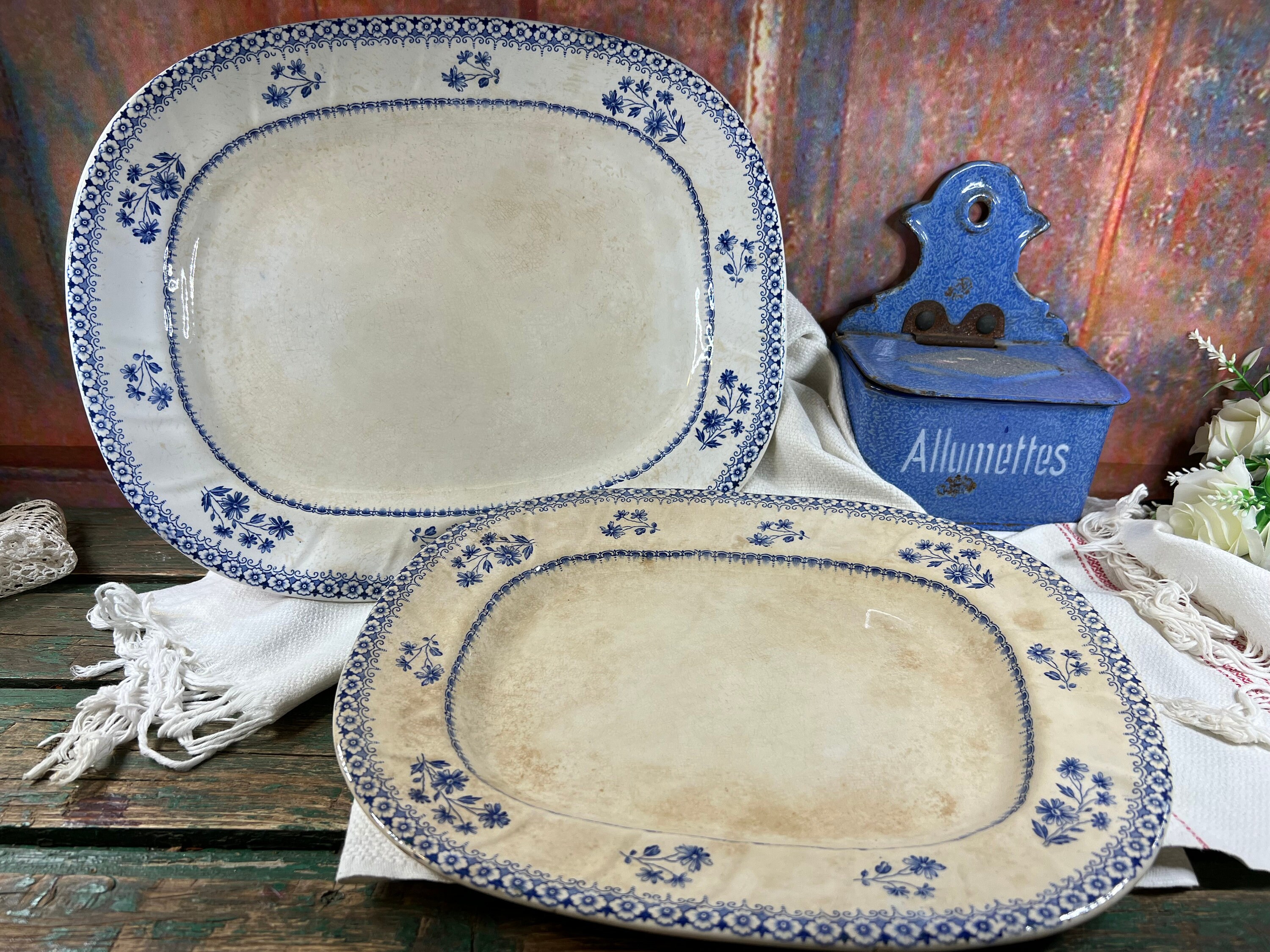 Ensemble De 2 Plats Blanc